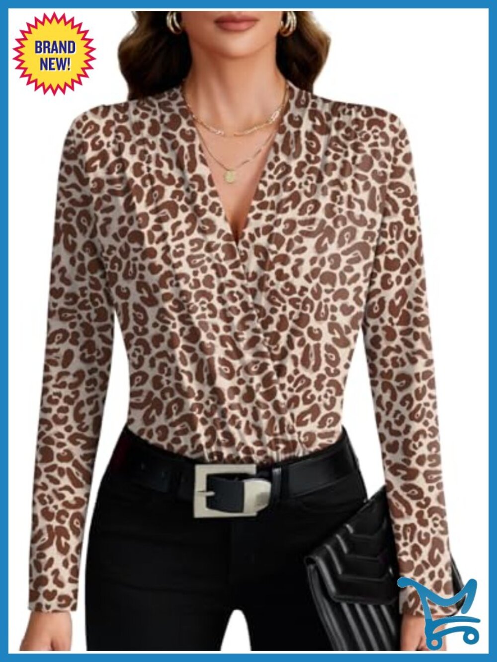 Chiffon Wrap V Neck Ruched Long Sleeve Bodysuit
